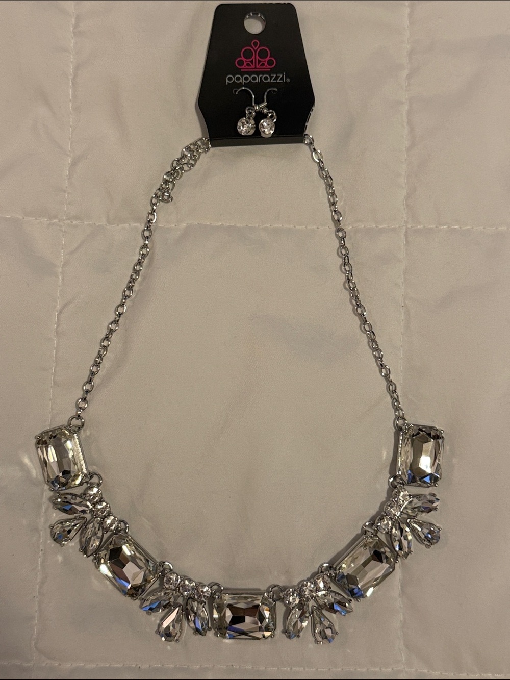 🌻 Paparazzi Long Live Sparkle Necklace and Earrings Set NWT